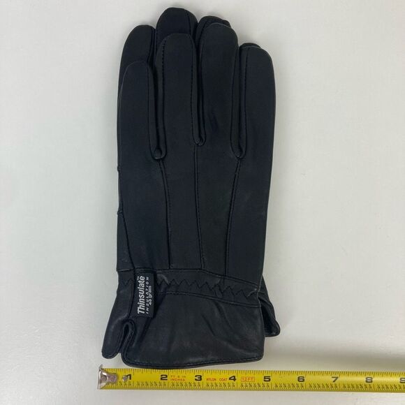 3M Thinsulate Insulation 40 Gram Men’s Black Genuine Leather Winter Gloves L/XL - Picture 7 of 7